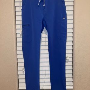 FIG scrub pants yolo skinny color Denim Blue